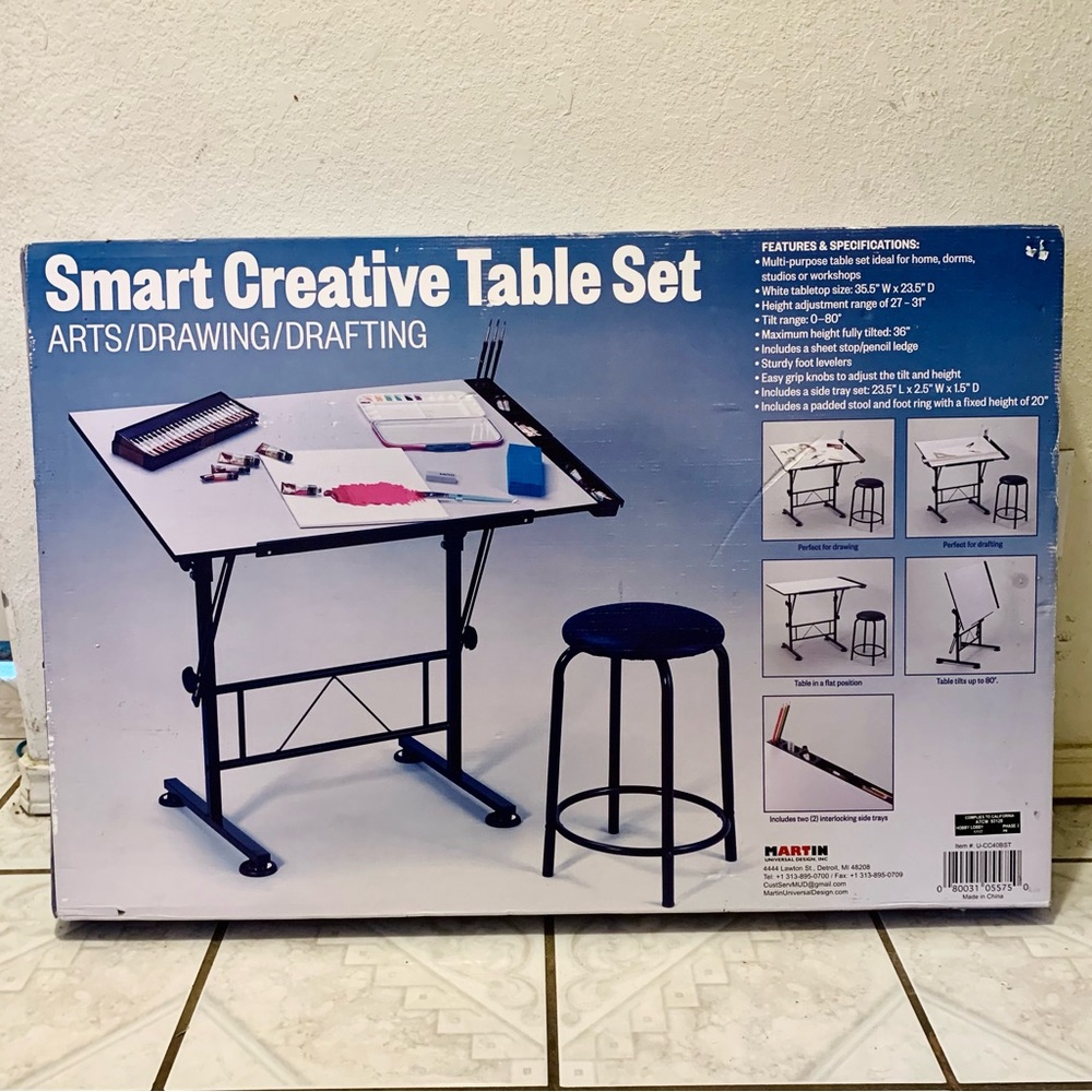 Artist Creative Drawing Table Set